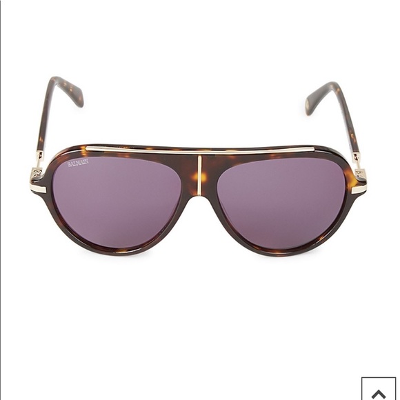 🔥BALMAIN 🔥AVIATORS 🔥SUNGLASSES 60 mm size - Picture 4 of 8